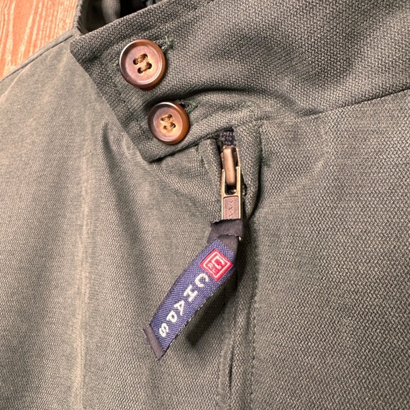 VTG Ralph Lauren Chaps Men's Green Full Zip Jacket XL Polyester Casual Outerwear - Picture 3 of 7